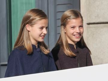 La princesa Leonor y la infanta Sofía