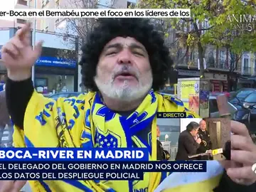 Los aficionados de Boca y River aseguran que los hinchas serán pacíficos en la Copa Libertadores Los aficionados de Boca y River aseguran que los hinchas serán pacíficos en la Copa Libertadores