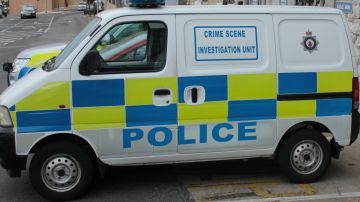 Furgoneta de la Policía de Gibraltar