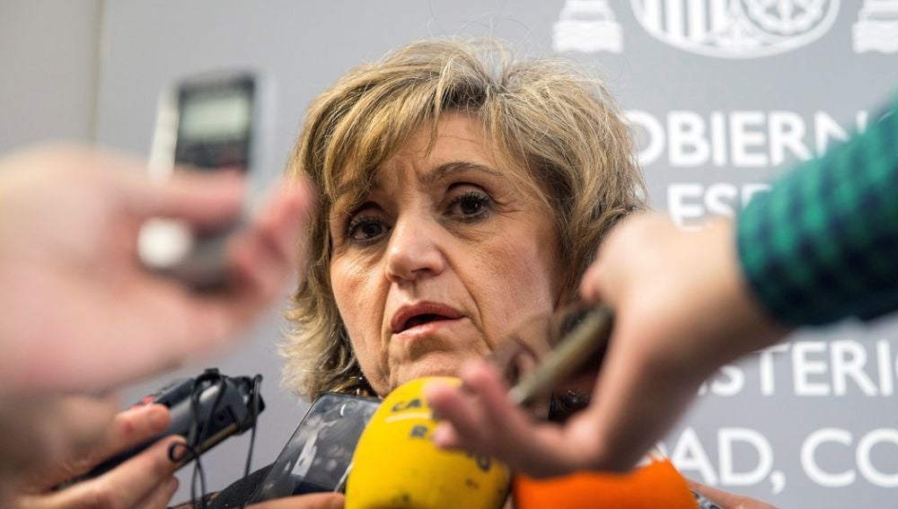 La ministra de sanidad, María Luisa Carcedo