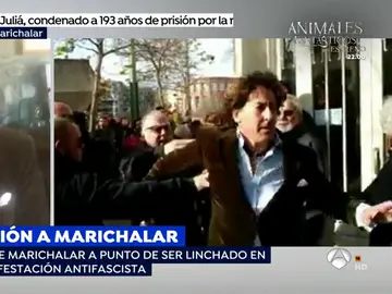 La impactante agresión de un grupo de antifascistas a Álvaro de Marichalar: "Me insultaron, me tiraron al suelo y me patearon" La impactante agresión de un grupo de antifascistas a Álvaro de Marichalar: "Me insultaron, me tiraron al suelo y me patearon"