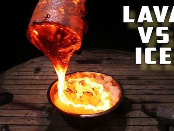 Lava vs hielo Lava vs hielo