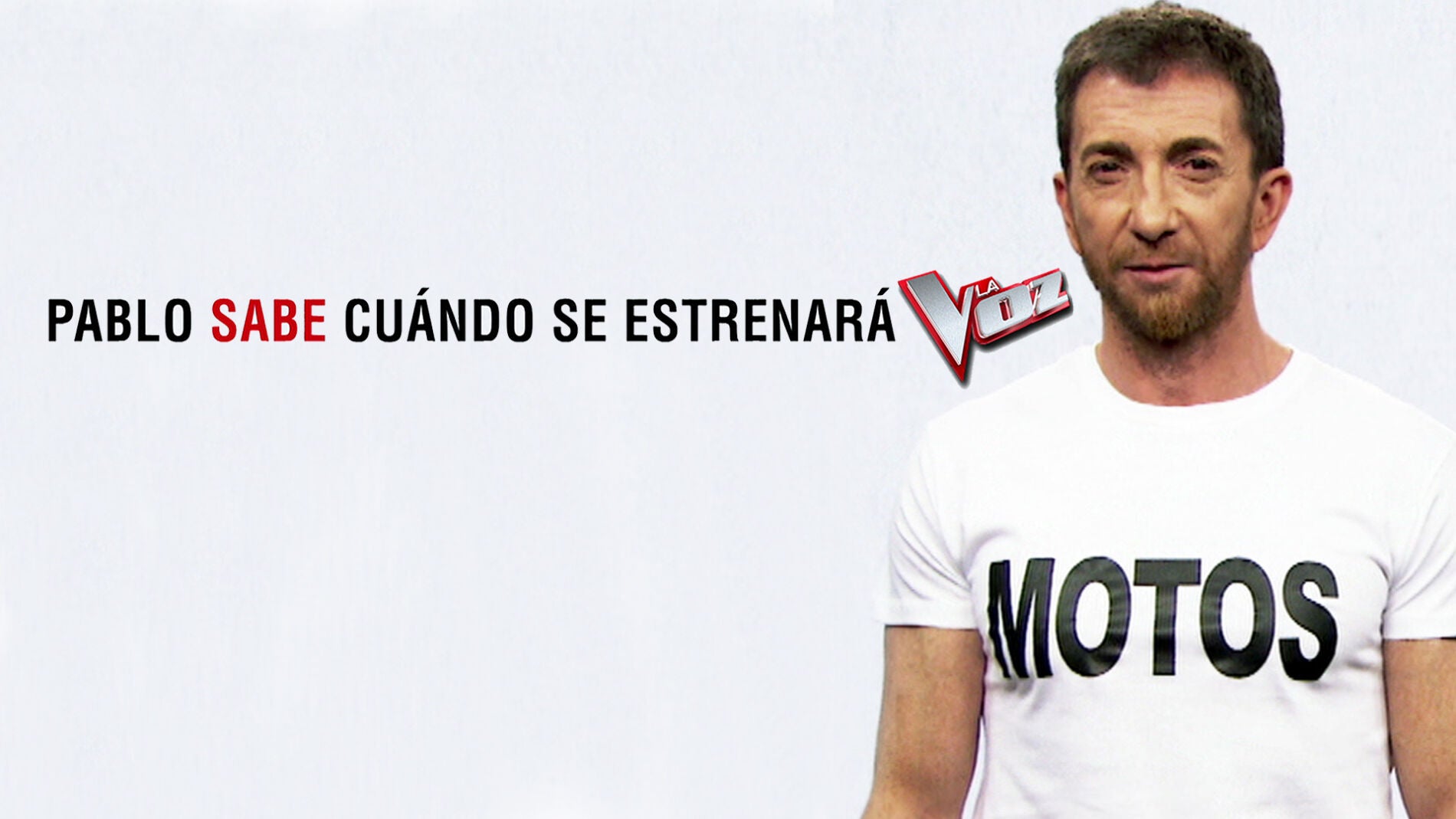 Pablo Motos sabe cu&aacute;ndo se estrenar&aacute; 'La Voz' y lo desvelar&aacute; muy pronto en 'El Hormiguero 3.0'0