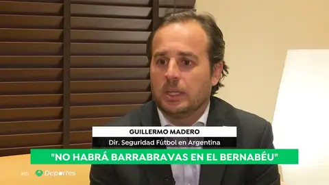 Guillermo Madero, jefe de seguridad del Gobierno argentino: "Los 'barras bravas' no van a venir a España" Guillermo Madero, jefe de seguridad del Gobierno argentino: "Los 'barras bravas' no van a venir a España"