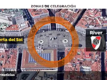 Gran despliegue de medidas de seguridad en Madrid por el partido Boca-River Gran despliegue de medidas de seguridad en Madrid por el partido Boca-River