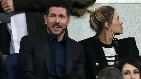 Simeone, también presente en el Bernabéu Simeone, también presente en el Bernabéu