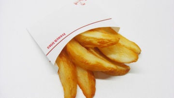 Este es el número de patatas fritas que puedes comer. Este es el número de patatas fritas que puedes comer.