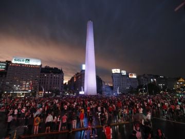El Obelisco, en Buenos Aires