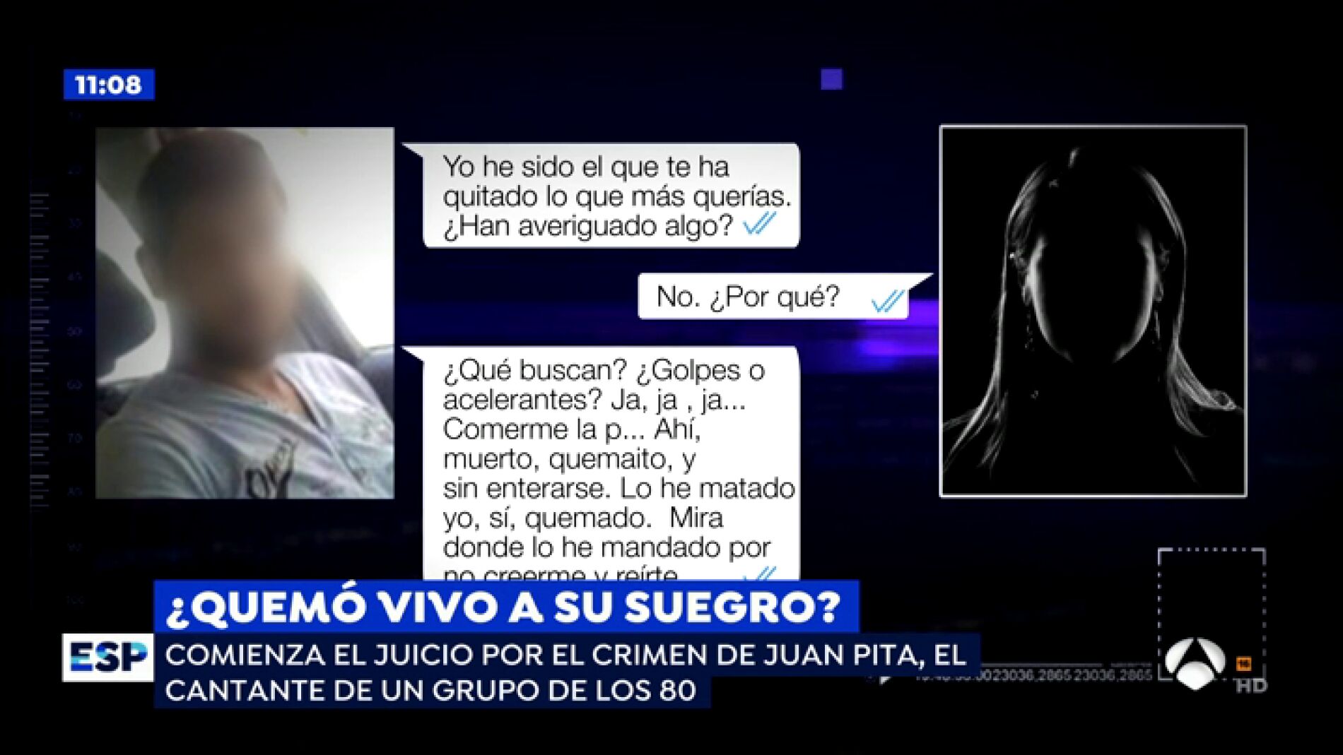Crueles mensajes del crimen de Llagosta.