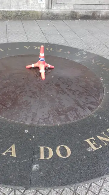 La Praza de A Peregrina ha amanecido este domingo sin la estatua del Loro Ravachol La Praza de A Peregrina ha amanecido este domingo sin la estatua del Loro Ravachol