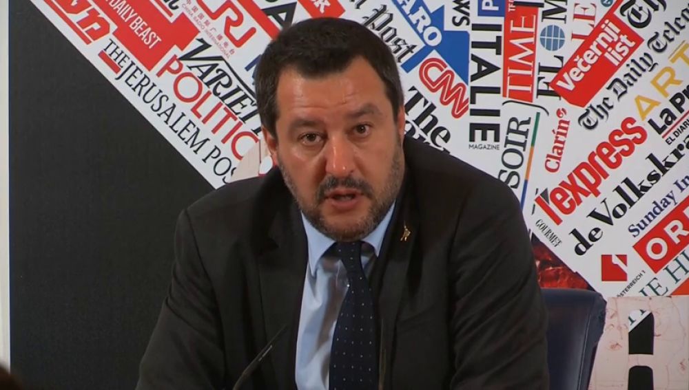 El ministro de Interior de Italia, Matteo Salvini.