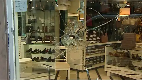 Espectacular robo en una tienda de lujo en Valencia Espectacular robo en una tienda de lujo en Valencia