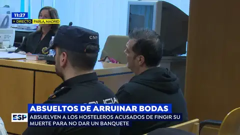 Los estafadores de bodas que fingieron su propia muerte han sido absueltos Los estafadores de bodas que fingieron su propia muerte han sido absueltos