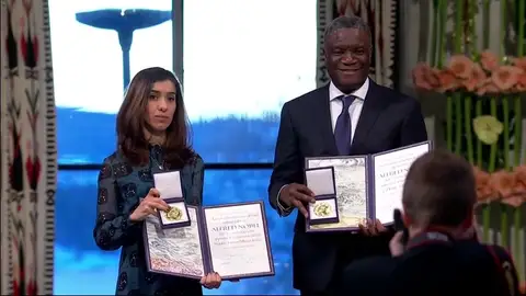 Mukwege y Murad recogen el Nobel de la Paz por lucha contra violencia sexual Mukwege y Murad recogen el Nobel de la Paz por lucha contra violencia sexual