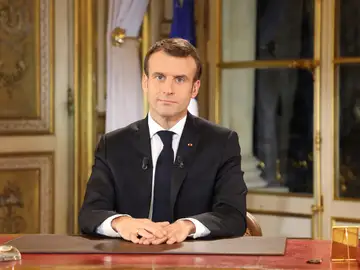 El presidente de Francia, Emmanuel Macron El presidente de Francia, Emmanuel Macron