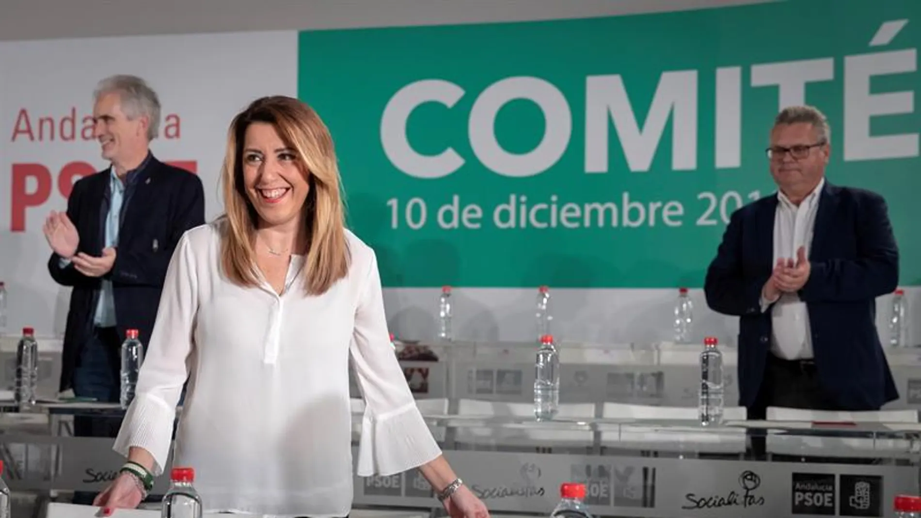 La secretaria general del PSOE-A y presidenta andaluza en funciones, Susana Díaz La secretaria general del PSOE-A y presidenta andaluza en funciones, Susana Díaz