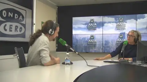 Pablo Iglesias, en Julia en la Onda Pablo Iglesias, en Julia en la Onda