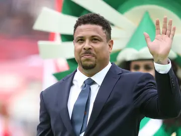 Ronaldo Nazario, durante un acto Ronaldo Nazario, durante un acto
