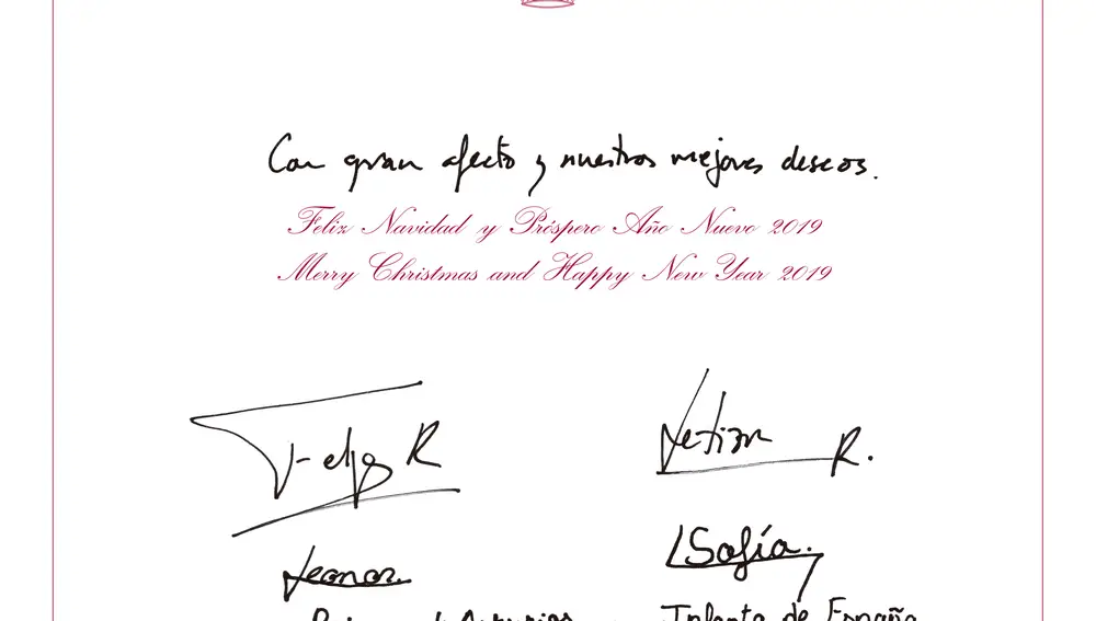 La felicitación navideña de la Casa Real La felicitación navideña de la Casa Real
