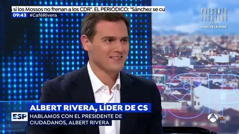 El líder de Ciudadanos, Albert Rivera El líder de Ciudadanos, Albert Rivera