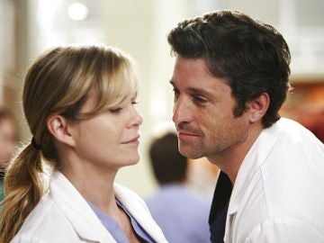 Meredith Grey y Derek Shepherd en 'Anatomía de Grey'