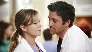 Meredith Grey y Derek Shepherd en 'Anatomía de Grey'