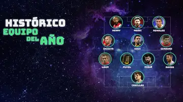 El equipo histórico de la UEFA El equipo histórico de la UEFA