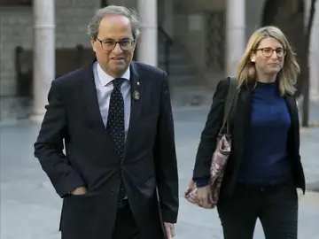Elsa Artadi y Quim Torra Elsa Artadi y Quim Torra