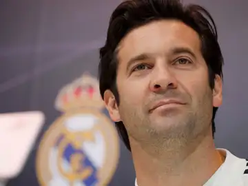 Solari, en rueda de prensa Solari, en rueda de prensa