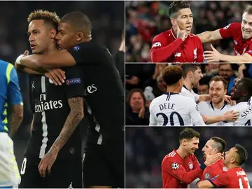 PSG, Liverpool, Tottenham y Bayern celebran goles en la Champions PSG, Liverpool, Tottenham y Bayern celebran goles en la Champions