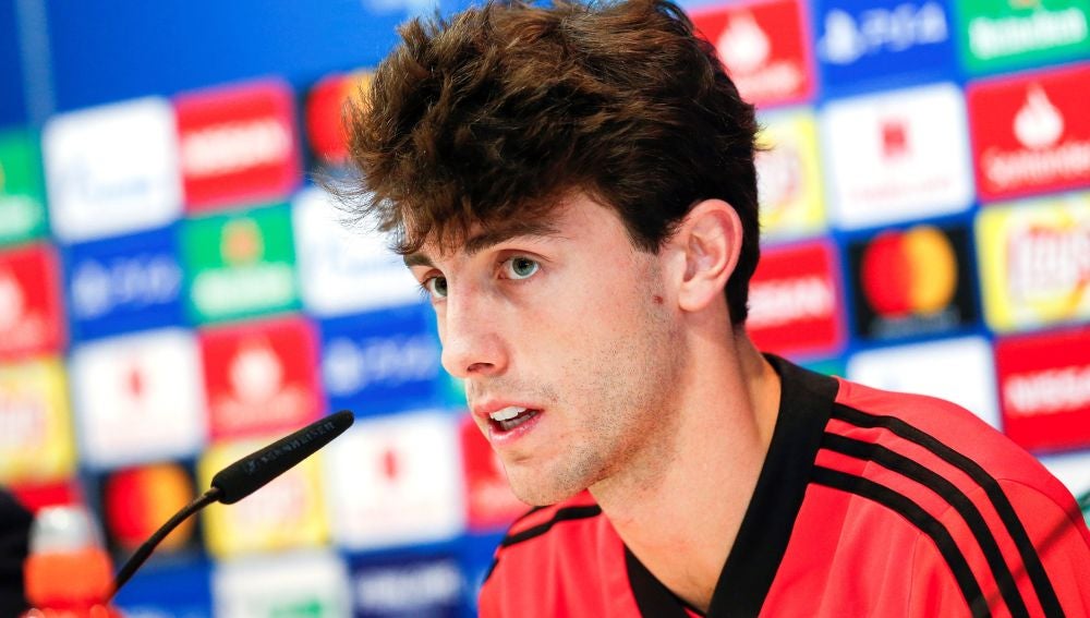 Álvaro Odriozola en rueda de prensa