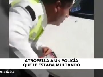 Un hombre atropella a un agente para evitar una multa en México 