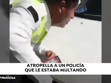 Un hombre atropella a un agente para evitar una multa en México Un hombre atropella a un agente para evitar una multa en México