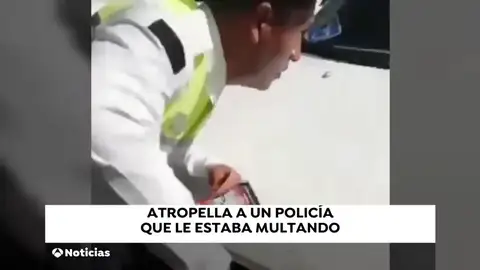 Un hombre atropella a un agente para evitar una multa en México Un hombre atropella a un agente para evitar una multa en México