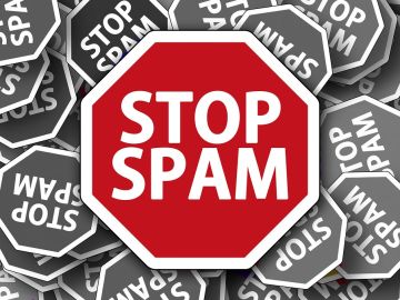 Imagen contra el acoso publicitario y el spam