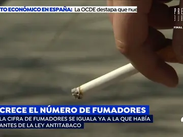Crece el número de fumadores Crece el número de fumadores