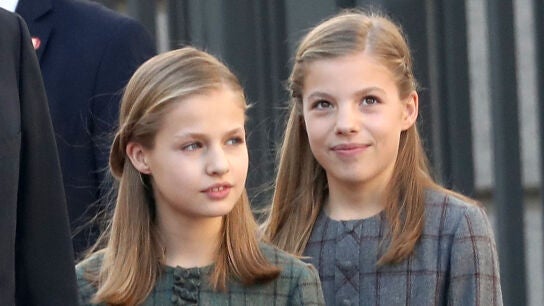 La princesa Leonor y la infanta Sofía