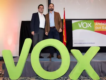 El líder de Vox en Andalucía, Francisco Serrano El líder de Vox en Andalucía, Francisco Serrano