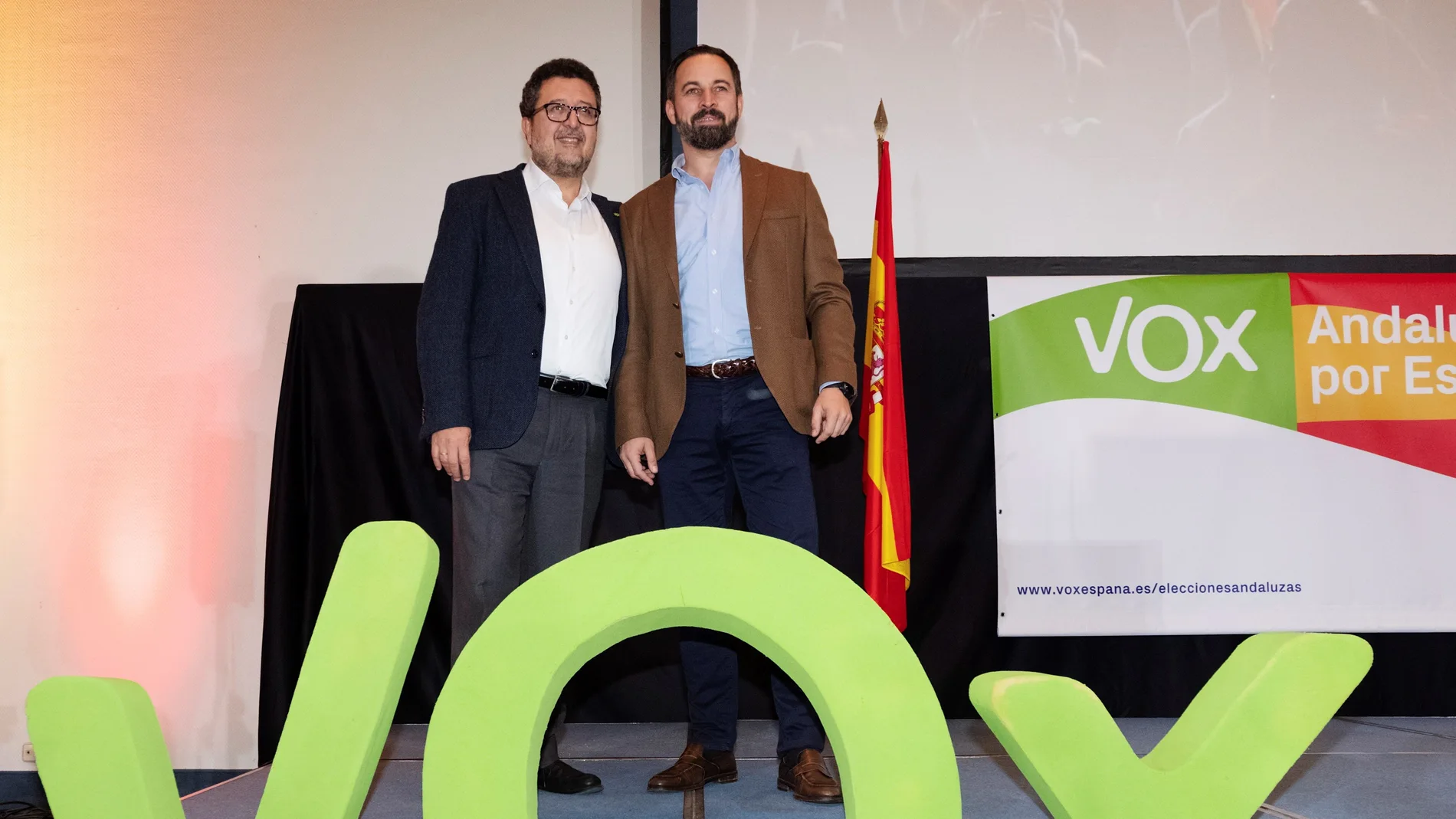 El líder de Vox en Andalucía, Francisco Serrano El líder de Vox en Andalucía, Francisco Serrano
