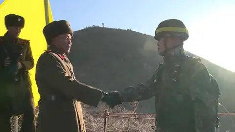 Corea del Norte y Corea del Sur eliminan los puestos de control en la zona desmilitarizada de la frontera Corea del Norte y Corea del Sur eliminan los puestos de control en la zona desmilitarizada de la frontera