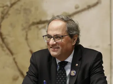El presidente de la Generalitat, Quim Torra El presidente de la Generalitat, Quim Torra