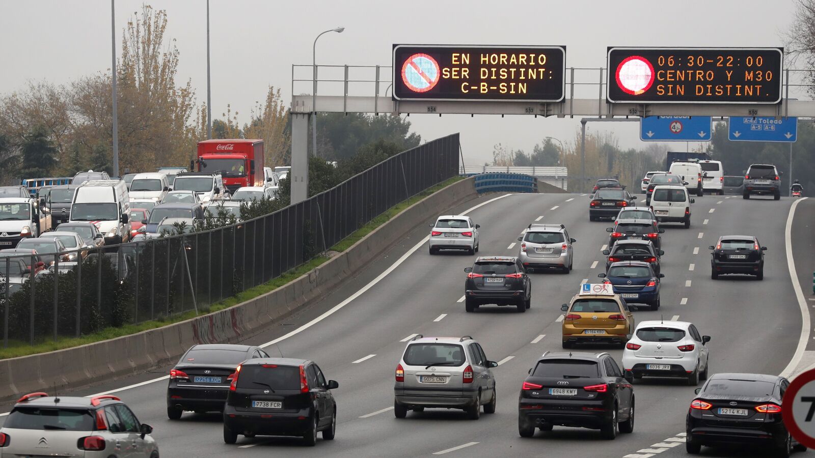 Madrid activa el escenario 2 del Protocolo anticontaminación pero podrán circular todos los coches