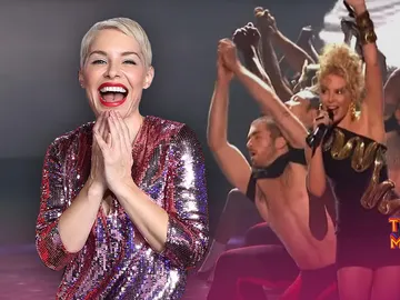 La transformación de Soraya para ser Kylie Minogue en 'Tu cara me suena' La transformación de Soraya para ser Kylie Minogue en 'Tu cara me suena'