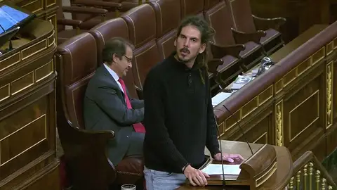 El diputado por Santa Cruz de Tenerife de Podemos, Alberto Rodríguez El diputado por Santa Cruz de Tenerife de Podemos, Alberto Rodríguez