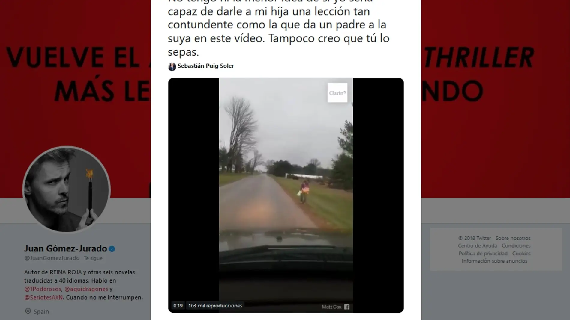 El severo castigo de un padre a su hija