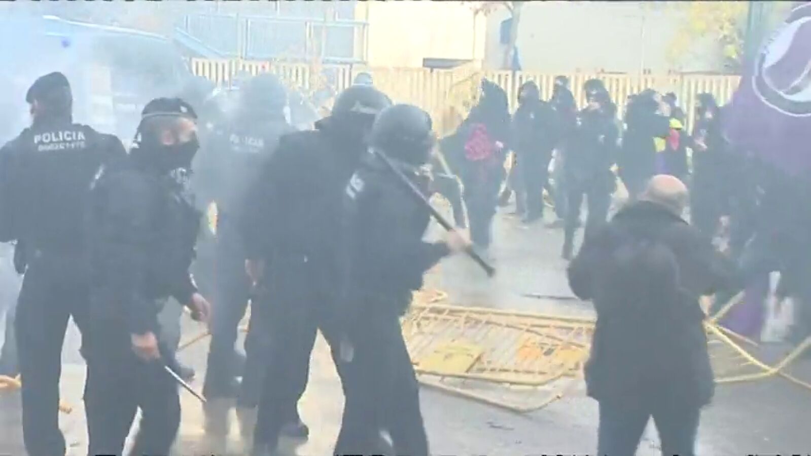 Los sindicatos de los Mossos dicen que no pueden garantizar la seguridad en plenas protestas por sus reivindicaciones laborales