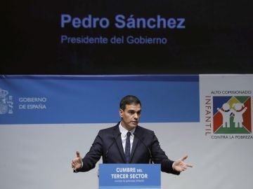 El presidente del Gobierno, Pedro Sánchez,