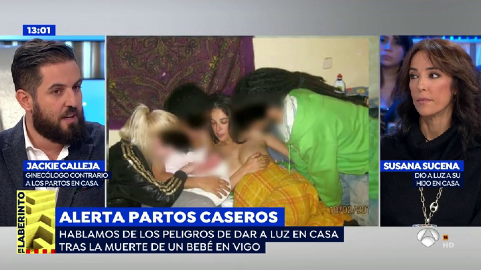 El riesgo de parir en casa.