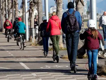 Usuarios de patinetes eléctricos Usuarios de patinetes eléctricos