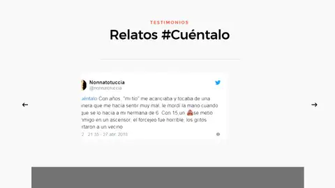 #Cuéntalo, un archivo interactivo que sirve para denunciar la violencia contra mujeres #Cuéntalo, un archivo interactivo que sirve para denunciar la violencia contra mujeres